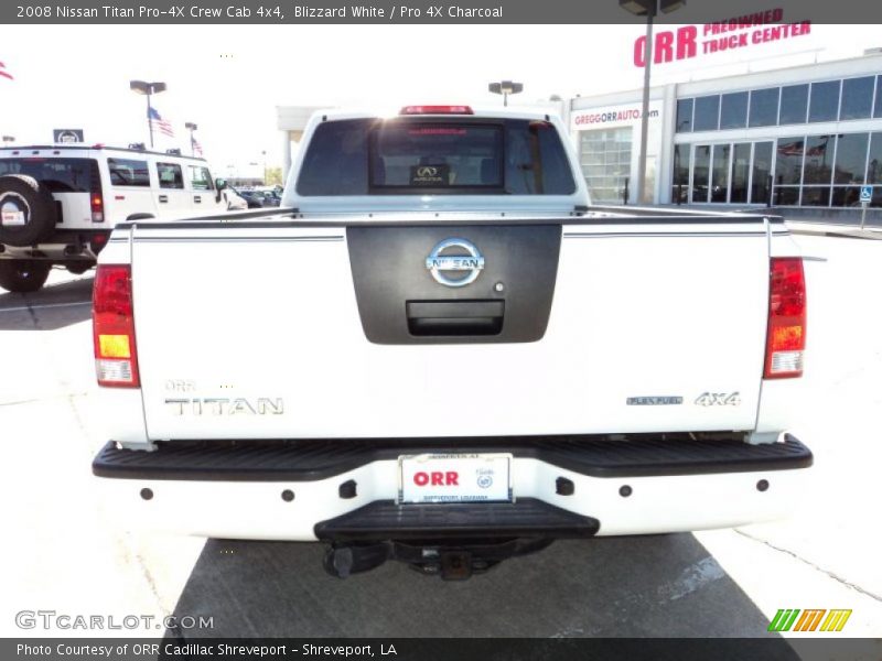 Blizzard White / Pro 4X Charcoal 2008 Nissan Titan Pro-4X Crew Cab 4x4