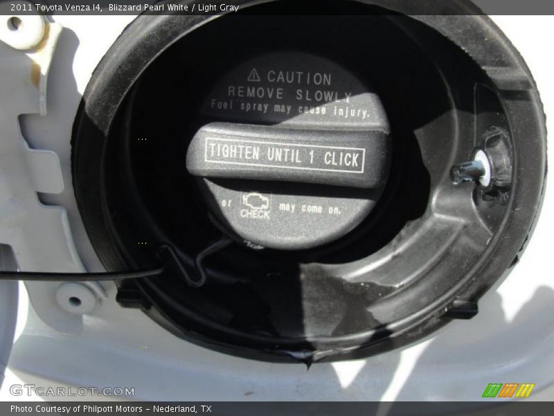 Blizzard Pearl White / Light Gray 2011 Toyota Venza I4