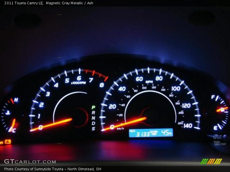 Magnetic Gray Metallic / Ash 2011 Toyota Camry LE