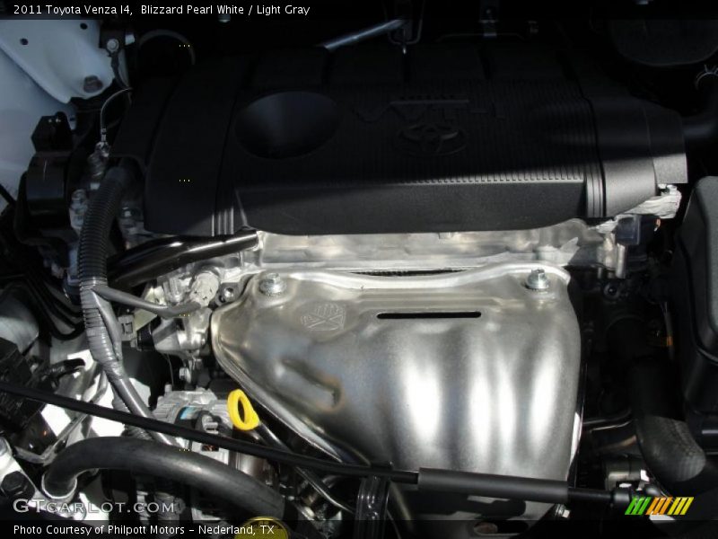 Blizzard Pearl White / Light Gray 2011 Toyota Venza I4