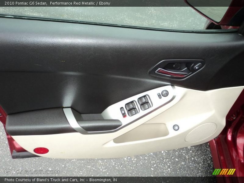 Performance Red Metallic / Ebony 2010 Pontiac G6 Sedan