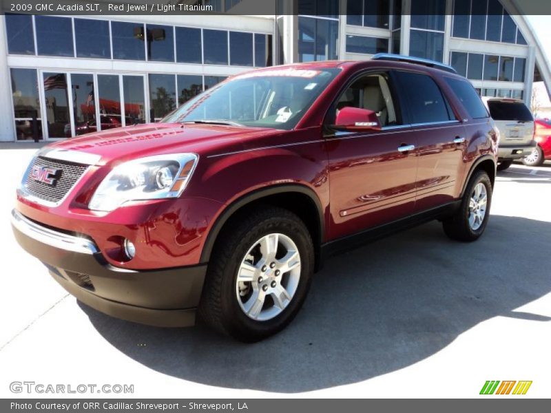 Red Jewel / Light Titanium 2009 GMC Acadia SLT