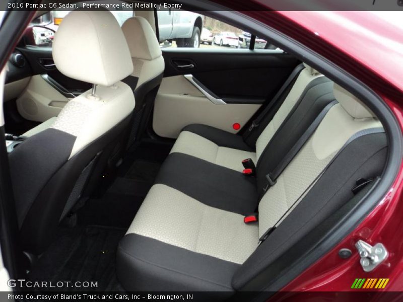 Performance Red Metallic / Ebony 2010 Pontiac G6 Sedan