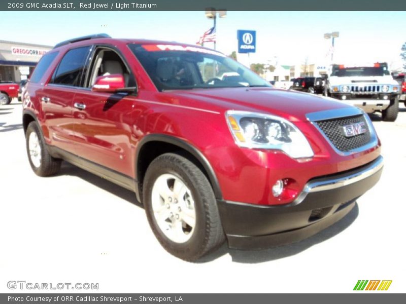 Red Jewel / Light Titanium 2009 GMC Acadia SLT