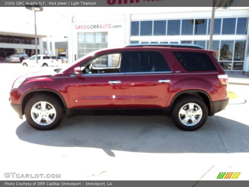 Red Jewel / Light Titanium 2009 GMC Acadia SLT