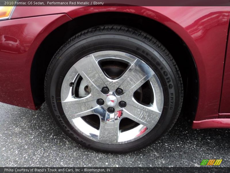 Performance Red Metallic / Ebony 2010 Pontiac G6 Sedan