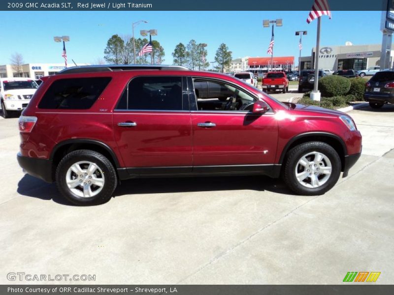 Red Jewel / Light Titanium 2009 GMC Acadia SLT
