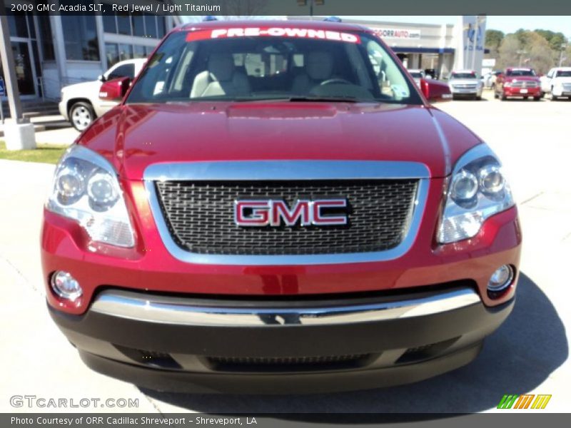 Red Jewel / Light Titanium 2009 GMC Acadia SLT