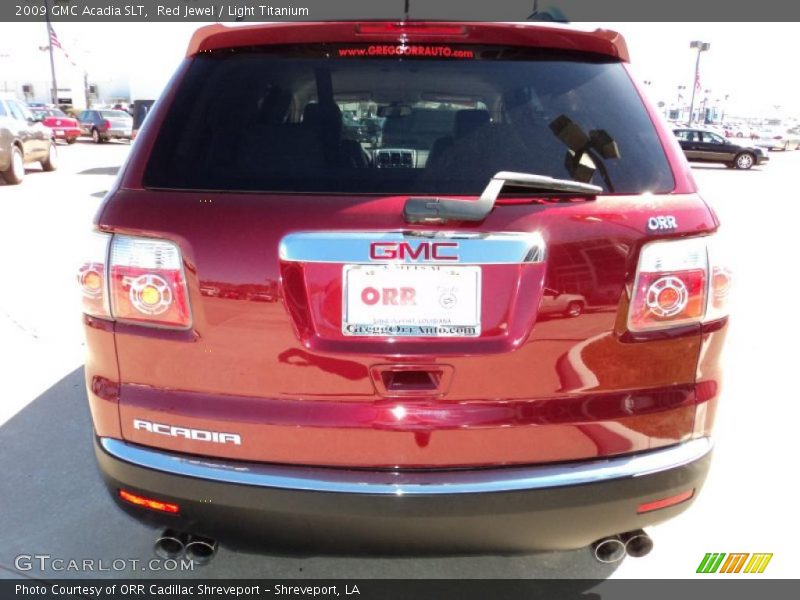 Red Jewel / Light Titanium 2009 GMC Acadia SLT