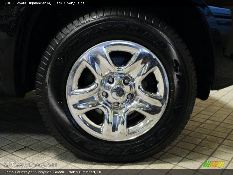 Black / Ivory Beige 2006 Toyota Highlander I4