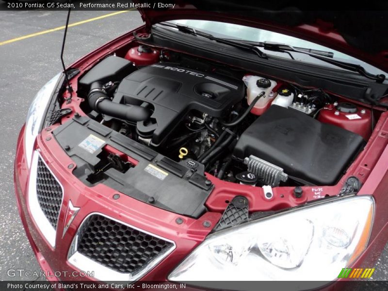 Performance Red Metallic / Ebony 2010 Pontiac G6 Sedan