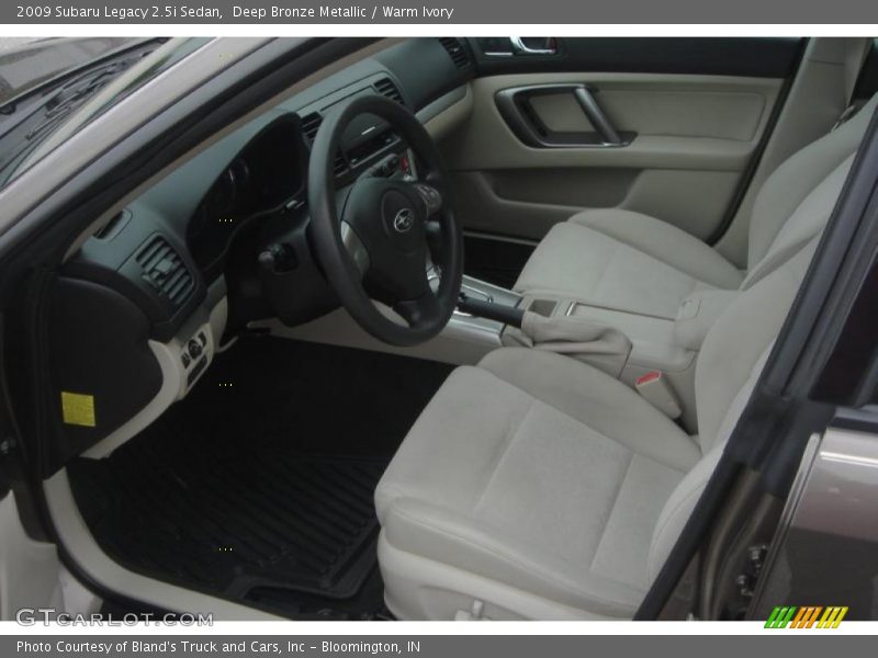 Deep Bronze Metallic / Warm Ivory 2009 Subaru Legacy 2.5i Sedan