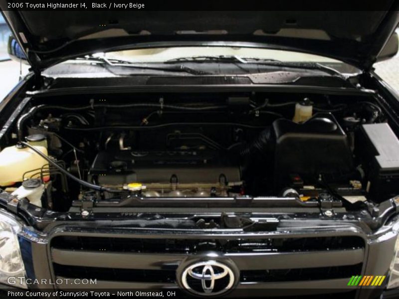 Black / Ivory Beige 2006 Toyota Highlander I4