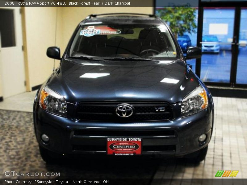 Black Forest Pearl / Dark Charcoal 2008 Toyota RAV4 Sport V6 4WD