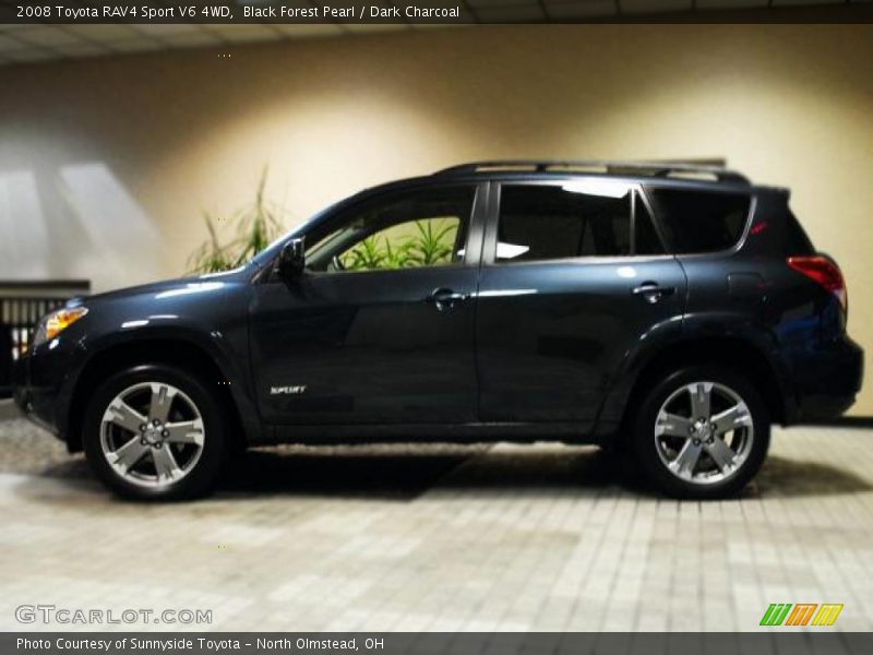 Black Forest Pearl / Dark Charcoal 2008 Toyota RAV4 Sport V6 4WD