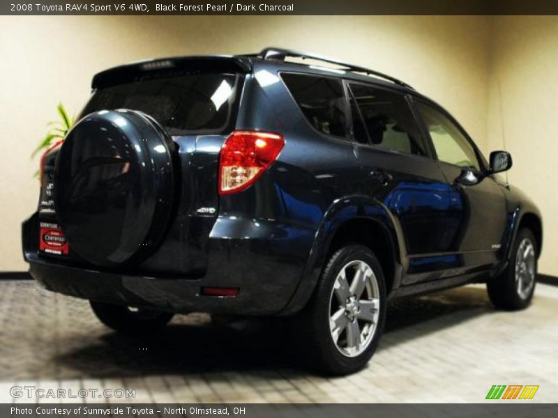 Black Forest Pearl / Dark Charcoal 2008 Toyota RAV4 Sport V6 4WD