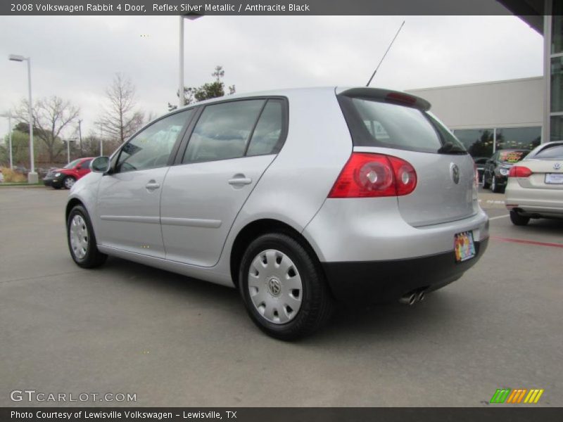 Reflex Silver Metallic / Anthracite Black 2008 Volkswagen Rabbit 4 Door