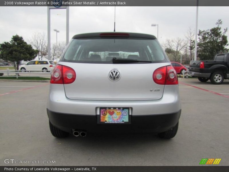 Reflex Silver Metallic / Anthracite Black 2008 Volkswagen Rabbit 4 Door