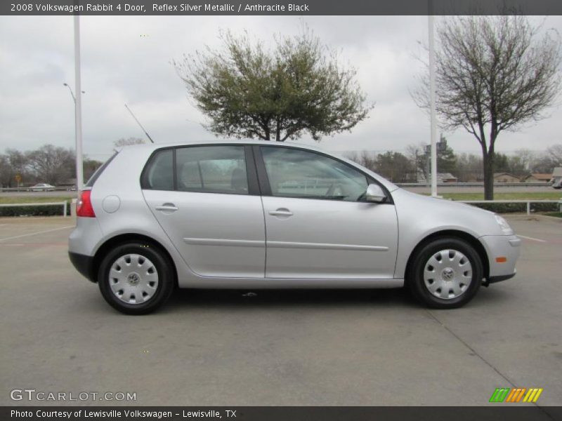 Reflex Silver Metallic / Anthracite Black 2008 Volkswagen Rabbit 4 Door
