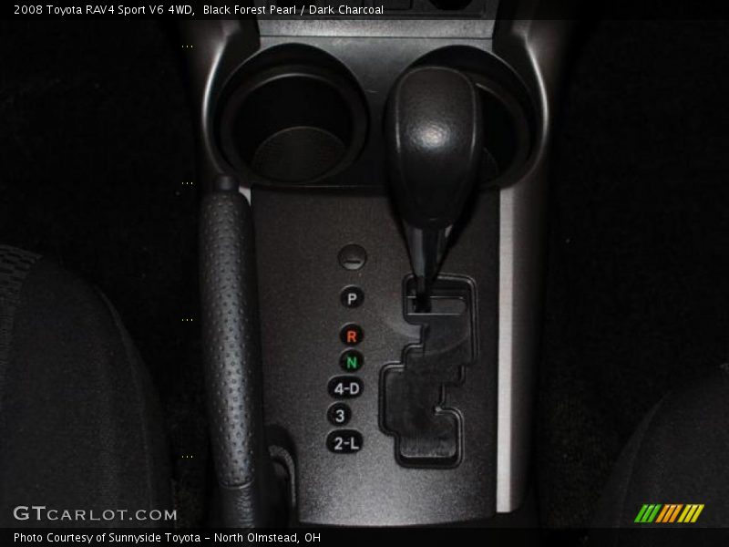 Black Forest Pearl / Dark Charcoal 2008 Toyota RAV4 Sport V6 4WD