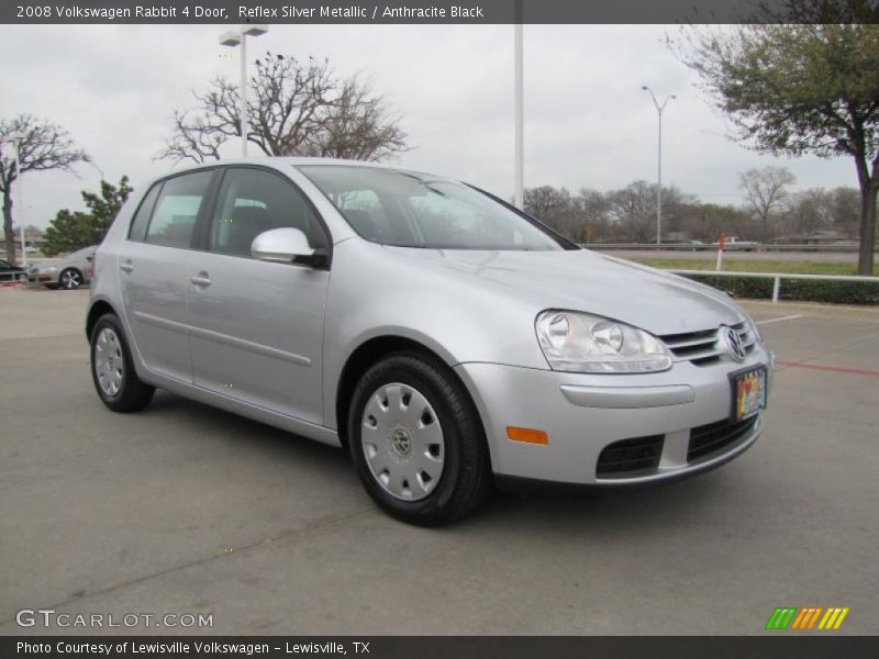 Reflex Silver Metallic / Anthracite Black 2008 Volkswagen Rabbit 4 Door