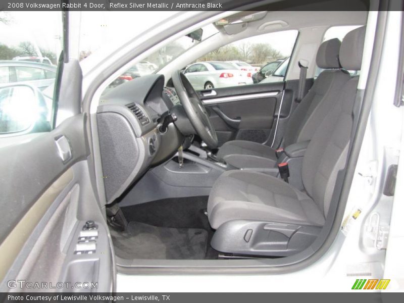 Reflex Silver Metallic / Anthracite Black 2008 Volkswagen Rabbit 4 Door