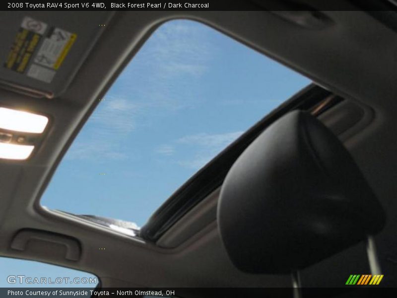 Black Forest Pearl / Dark Charcoal 2008 Toyota RAV4 Sport V6 4WD