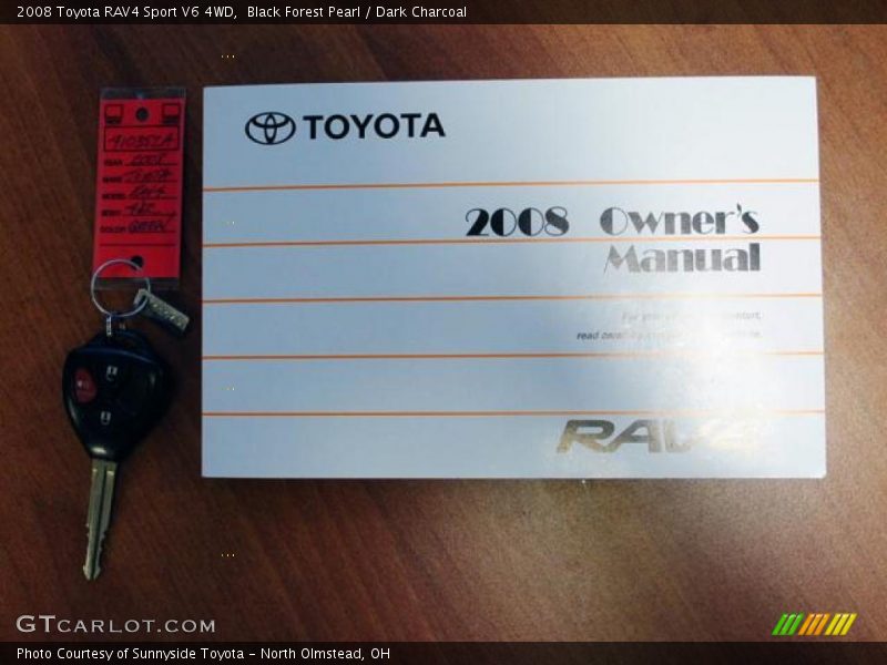 Black Forest Pearl / Dark Charcoal 2008 Toyota RAV4 Sport V6 4WD