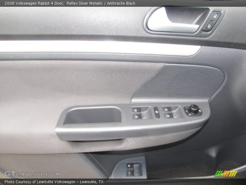 Reflex Silver Metallic / Anthracite Black 2008 Volkswagen Rabbit 4 Door