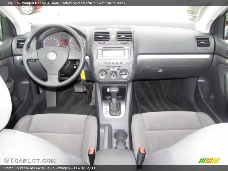 Reflex Silver Metallic / Anthracite Black 2008 Volkswagen Rabbit 4 Door