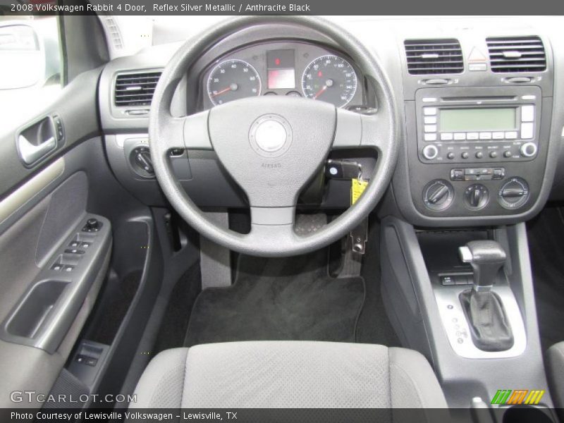 Reflex Silver Metallic / Anthracite Black 2008 Volkswagen Rabbit 4 Door