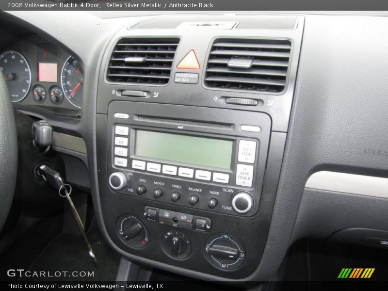 Reflex Silver Metallic / Anthracite Black 2008 Volkswagen Rabbit 4 Door