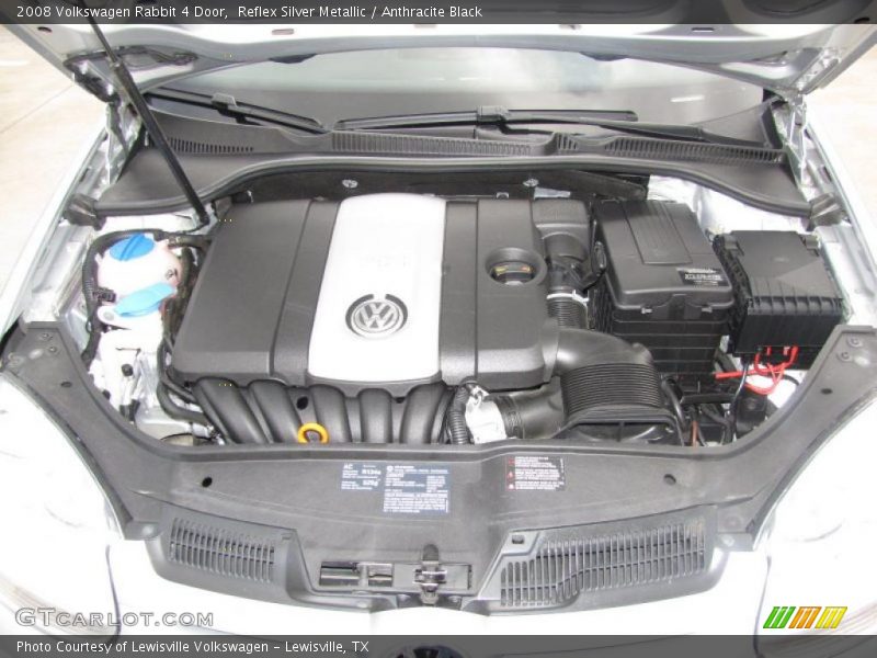 Reflex Silver Metallic / Anthracite Black 2008 Volkswagen Rabbit 4 Door