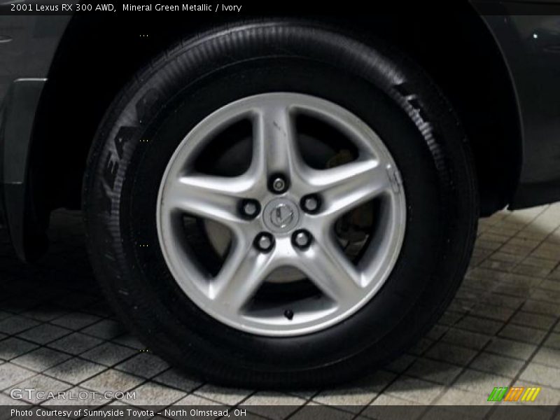 Mineral Green Metallic / Ivory 2001 Lexus RX 300 AWD