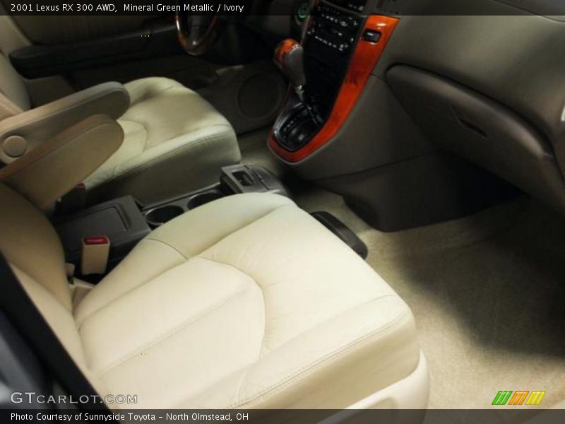 Mineral Green Metallic / Ivory 2001 Lexus RX 300 AWD