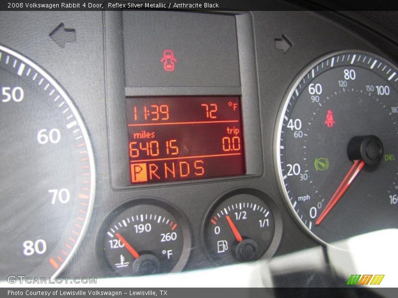 Reflex Silver Metallic / Anthracite Black 2008 Volkswagen Rabbit 4 Door