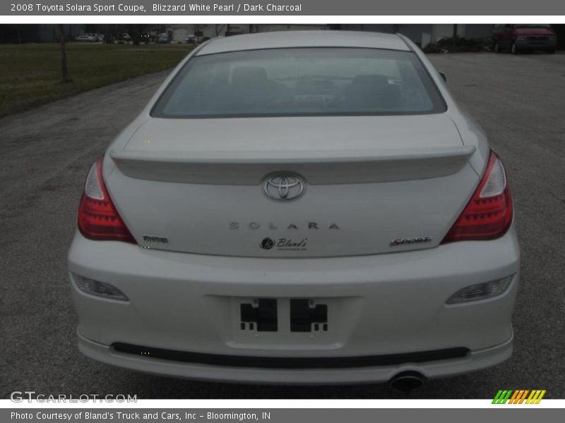 Blizzard White Pearl / Dark Charcoal 2008 Toyota Solara Sport Coupe