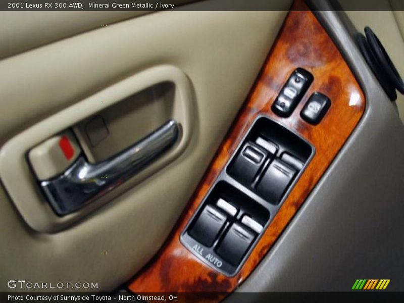 Mineral Green Metallic / Ivory 2001 Lexus RX 300 AWD