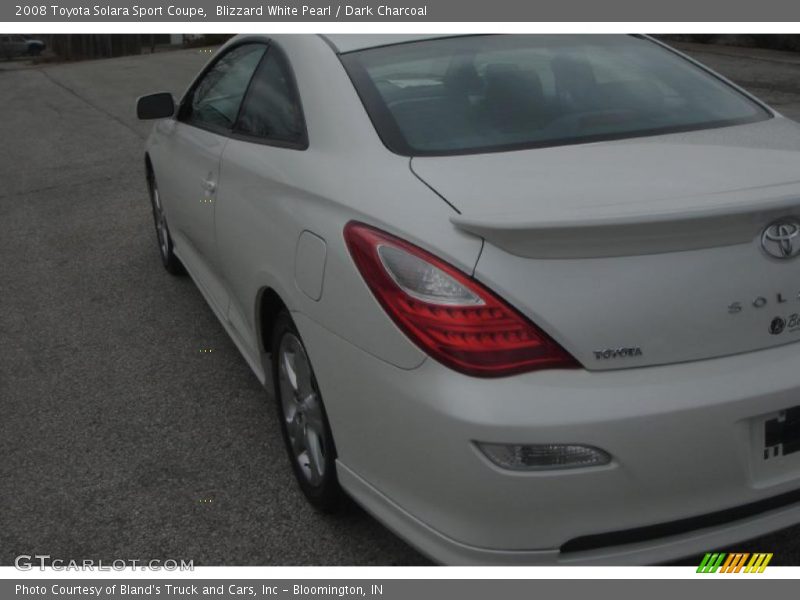 Blizzard White Pearl / Dark Charcoal 2008 Toyota Solara Sport Coupe