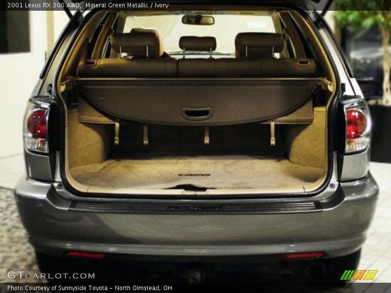 Mineral Green Metallic / Ivory 2001 Lexus RX 300 AWD