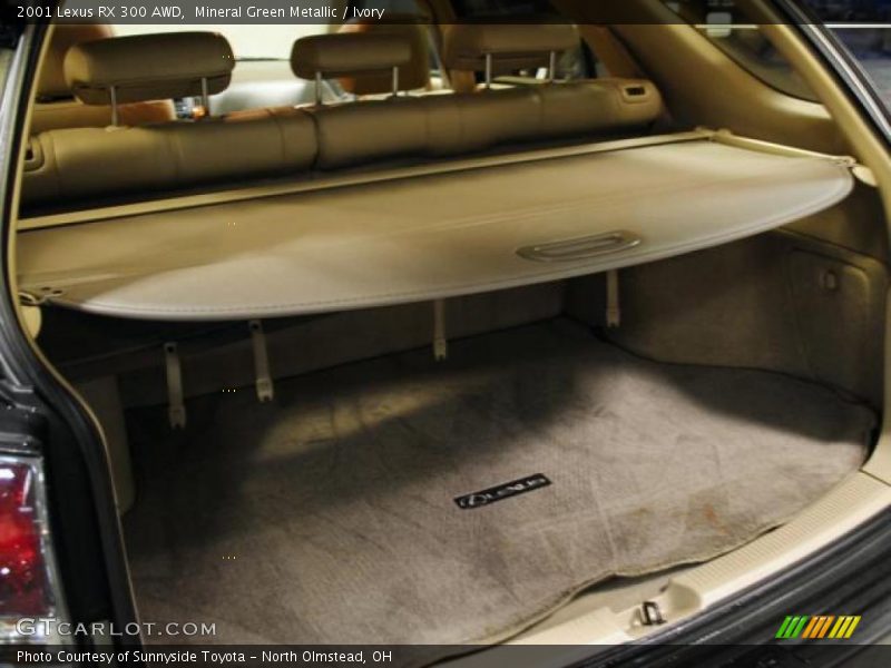 Mineral Green Metallic / Ivory 2001 Lexus RX 300 AWD