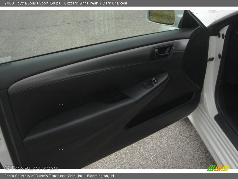 Blizzard White Pearl / Dark Charcoal 2008 Toyota Solara Sport Coupe