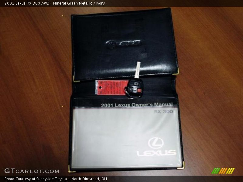 Mineral Green Metallic / Ivory 2001 Lexus RX 300 AWD