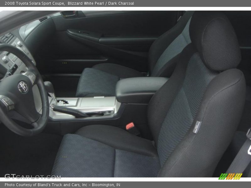 Blizzard White Pearl / Dark Charcoal 2008 Toyota Solara Sport Coupe