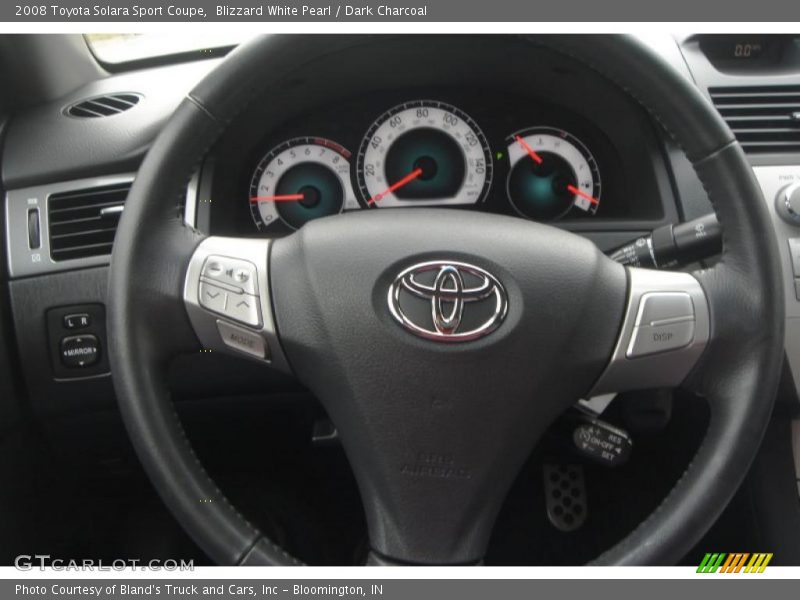 Blizzard White Pearl / Dark Charcoal 2008 Toyota Solara Sport Coupe