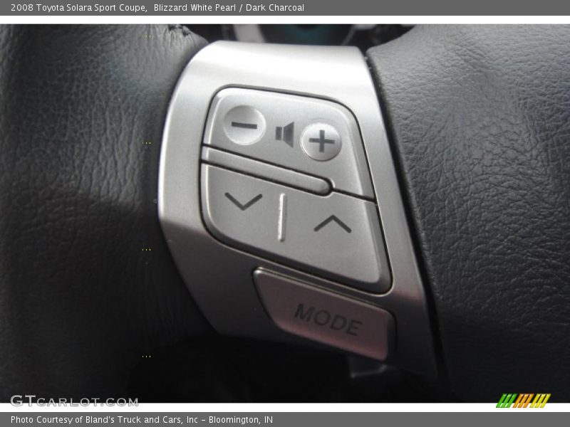 Blizzard White Pearl / Dark Charcoal 2008 Toyota Solara Sport Coupe