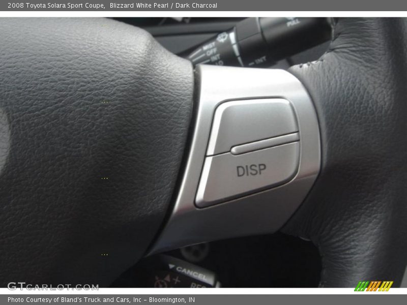 Blizzard White Pearl / Dark Charcoal 2008 Toyota Solara Sport Coupe