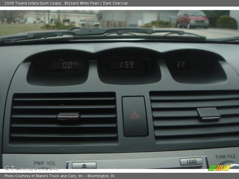 Blizzard White Pearl / Dark Charcoal 2008 Toyota Solara Sport Coupe
