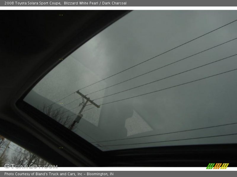 Blizzard White Pearl / Dark Charcoal 2008 Toyota Solara Sport Coupe