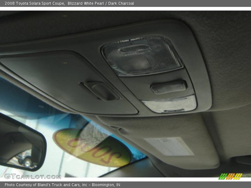 Blizzard White Pearl / Dark Charcoal 2008 Toyota Solara Sport Coupe